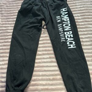 Black Hampton Beach Sweatpants